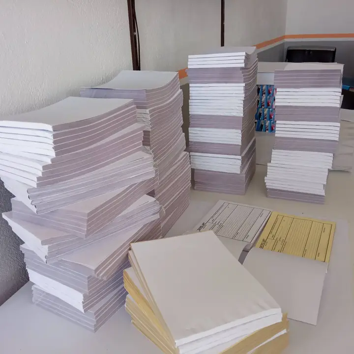 Pads and carbonless (NCR) forms in a larger run
