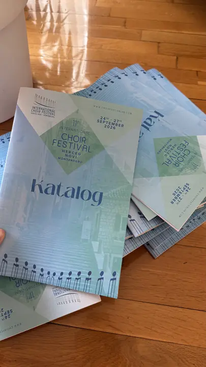 Catalogue for the International Choir Festival in Herceg Novi